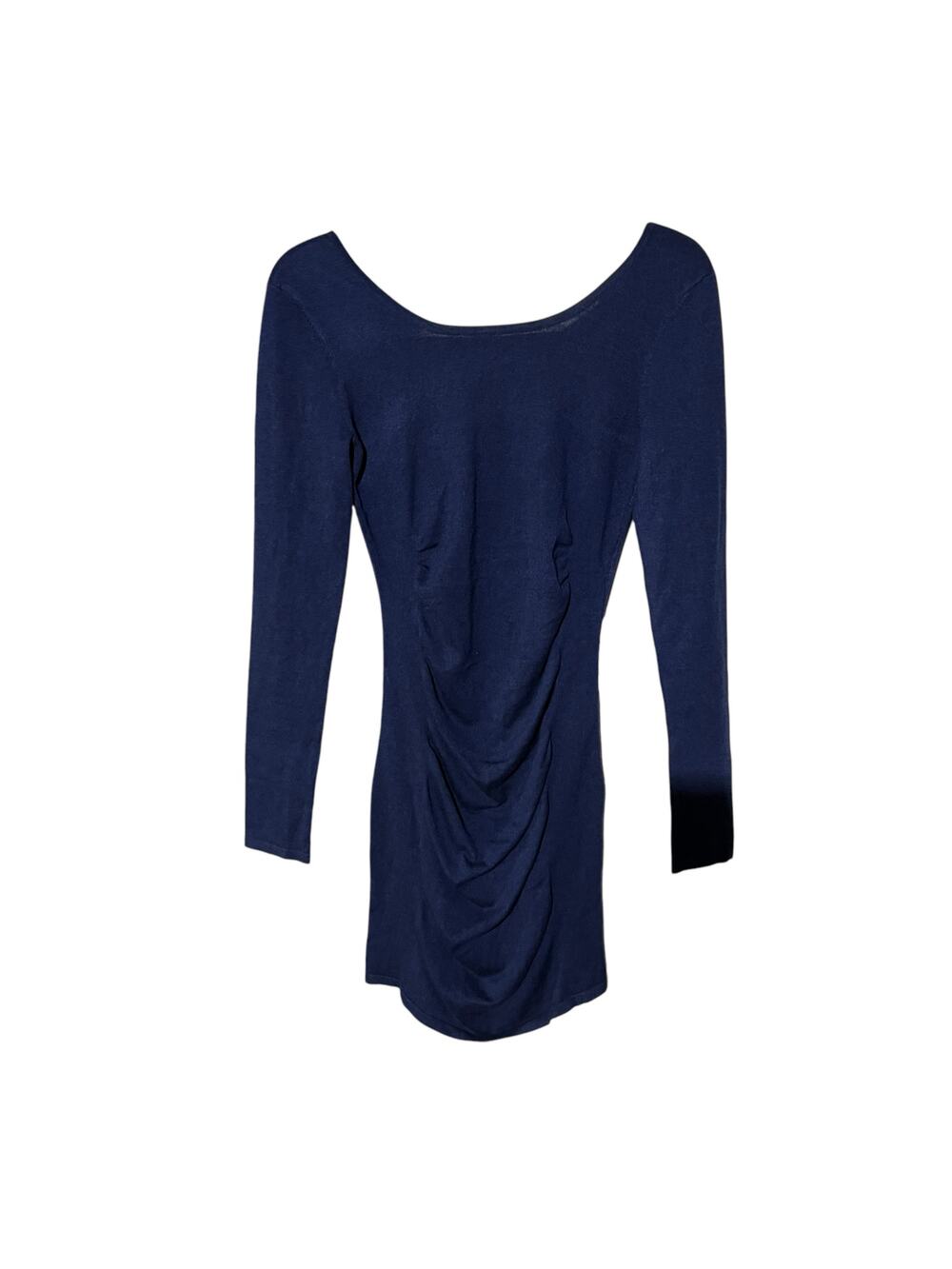 Express Navy Blue Long Sleeve Bodycon Dress Open Back Party Club NWT Size XS